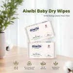 Aiwibi 100% Biodegradable Dry Wipes view 2