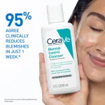 CeraVe Blemish Control Cleanser With 2% Salicylic Acid & Niacinamide For Acne-Prone Skin view 16