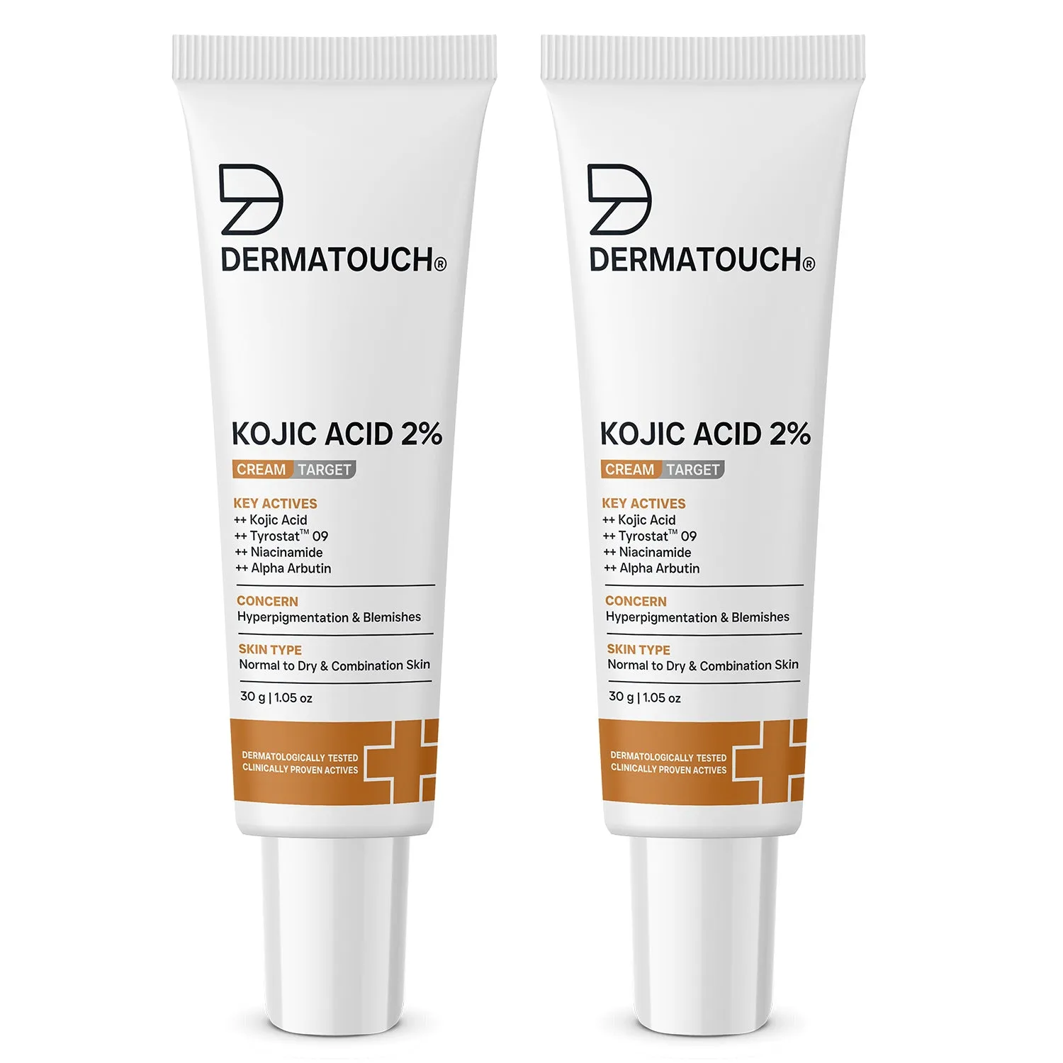 Dermatouch Kojic Acid 2% Cream for Hyperpigmentation & Blemishes