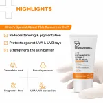 Dermatouch Niacinamide 2% Vitamin C SPF 50 PA++++ Sunscreen Gel for Sun Damage & Uneven Skin Tone view 5