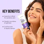 Dr. Sheth's Oats & Ceramide Sensitive Skin Moisturizer, With 1% Oats Complex, 1% Ceramide Complex view 3