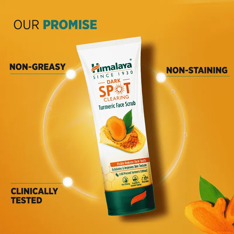 Himalaya Dark Spot Clearing Turmeric Face Scrub
