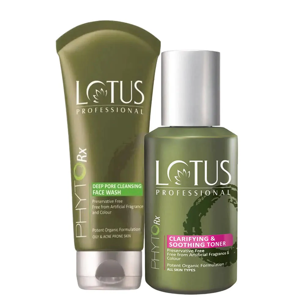 Lotus Herbals Lotus Professional Phytorx Clarifying Toner & Pore Cleansing Face Wash