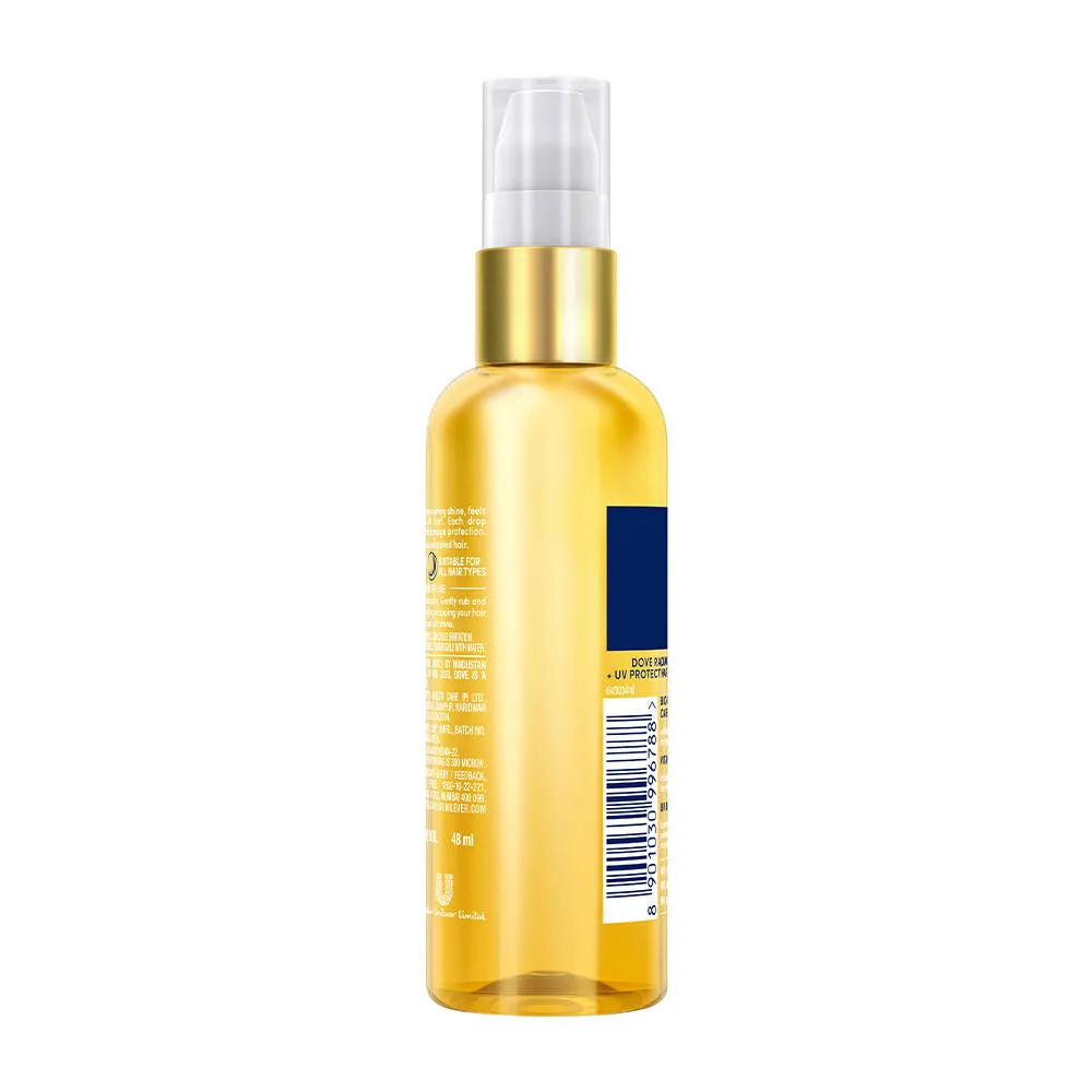 Dove Radiant Shine + UV Protect Hair Serum For Dry & Frizzy Hair