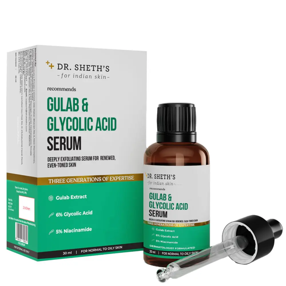 Dr Sheths Gulab & Glycolic Acid Serum - 30ml view 2