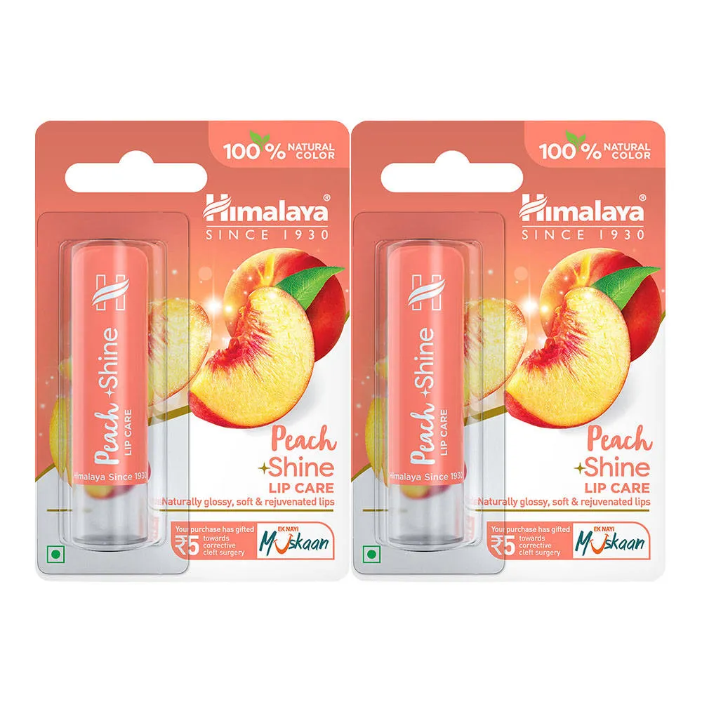Himalaya Peach Shine Lip Care Duo