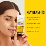 Dr. Sheth'S Haldi & Hyaluronic Acid Sunscreen Spf 50+ Pa+++ For All Skin Type view 4