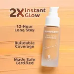 Mamaearth Glow Serum Foundation With Vitamin C & Turmeric For 12-hour Long Stay view 4