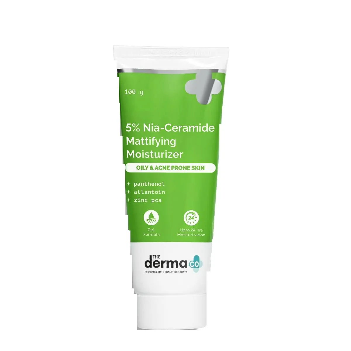 The Derma Co 5% Nia-Ceramide Mattifying Moisturizer for Oily & Acne Prone Skin 100g