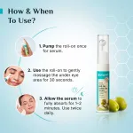 Pilgrim Squalane Roll-On Under Eye Eream Serum with Phyto-Retinol & Caffeine view 4