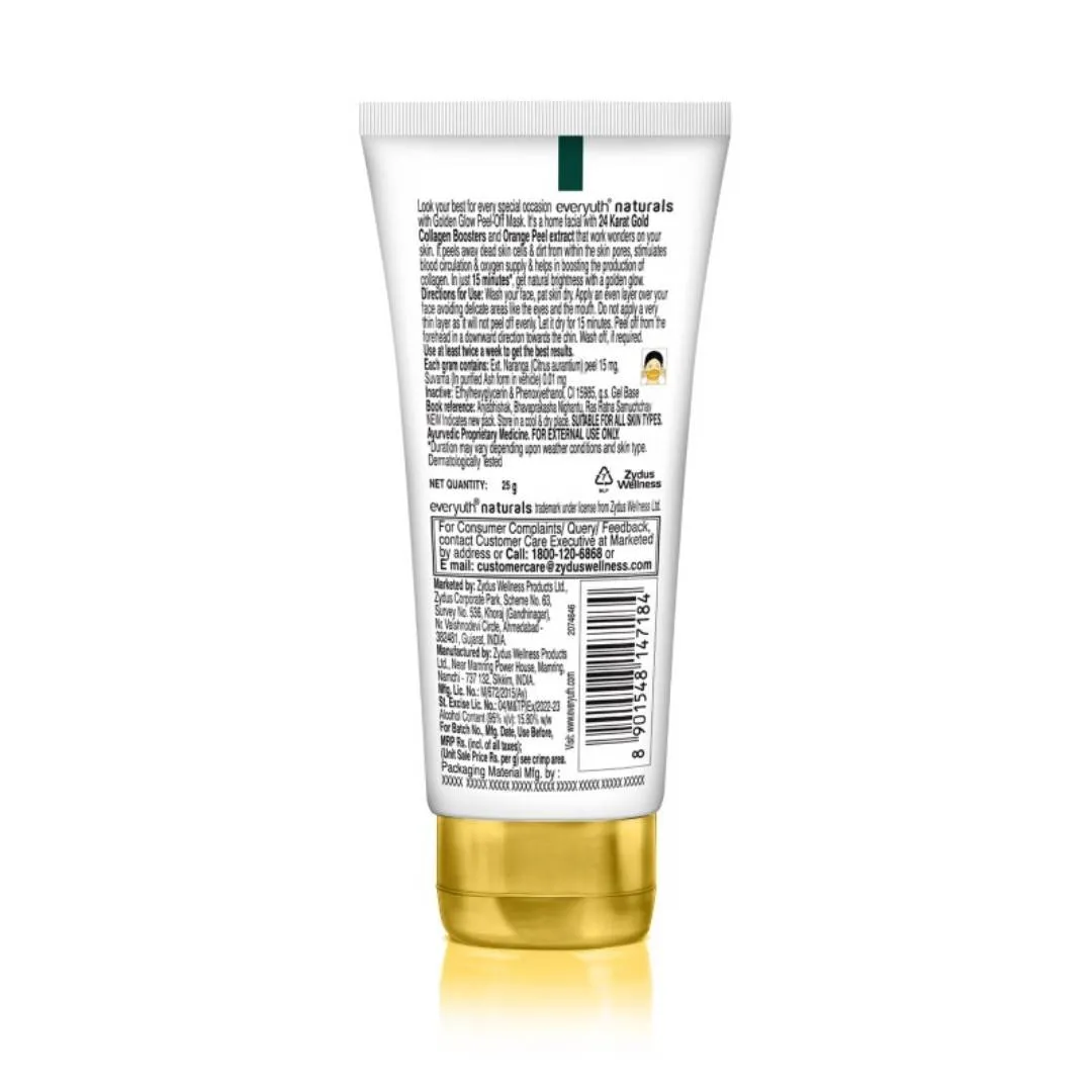 Everyuth Naturals Advanced Golden Glow Peel Off Mask for Instant Glow Skin