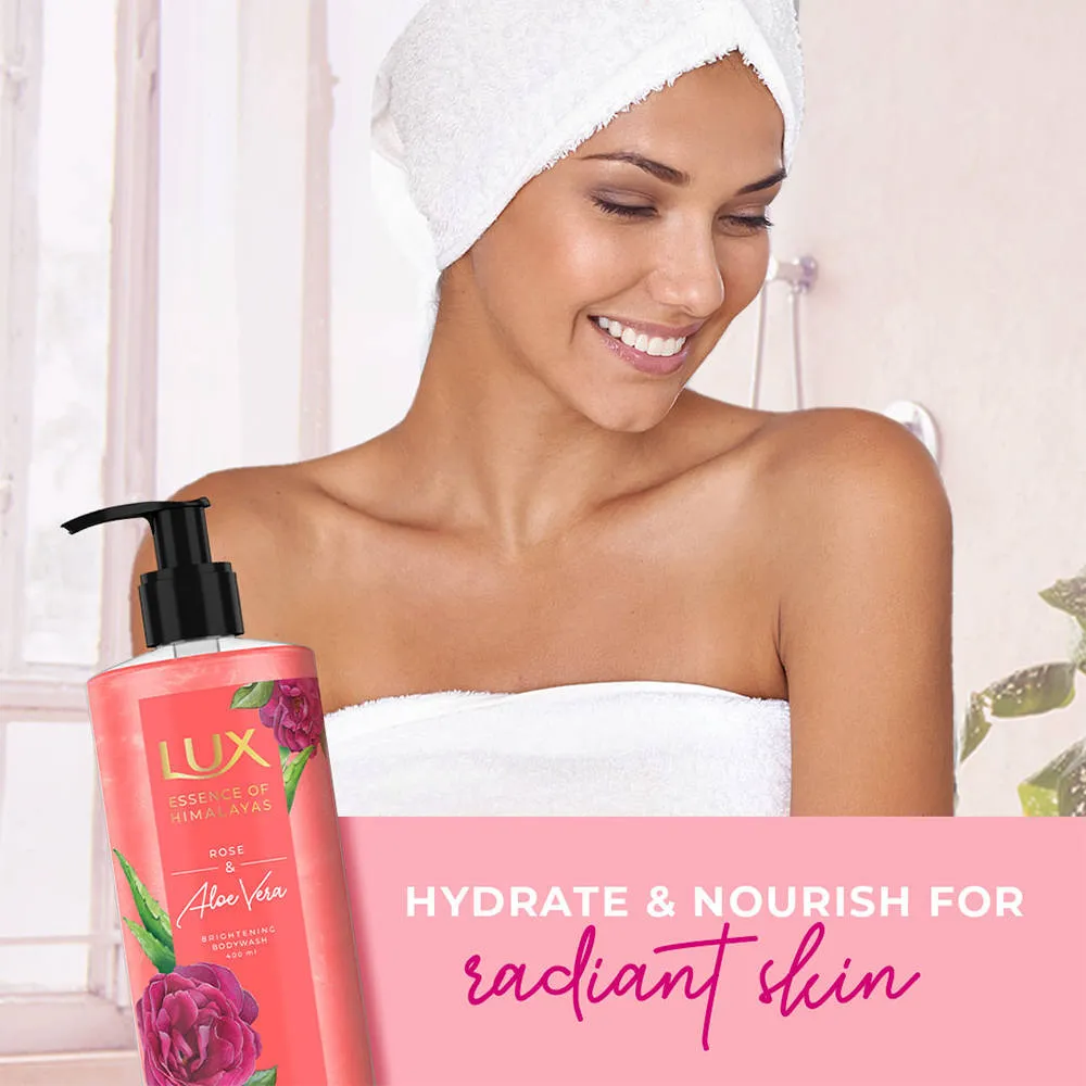 Lux Essence Of Himalayas Rose & Aloe Vera Brightening Body Wash