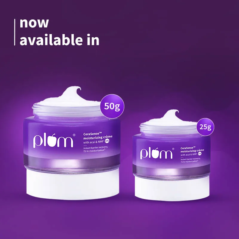 Plum Cerasense Barrier Repair Face Moisturizer With Ceramides & Peptides For Dry, Sensitive Skin