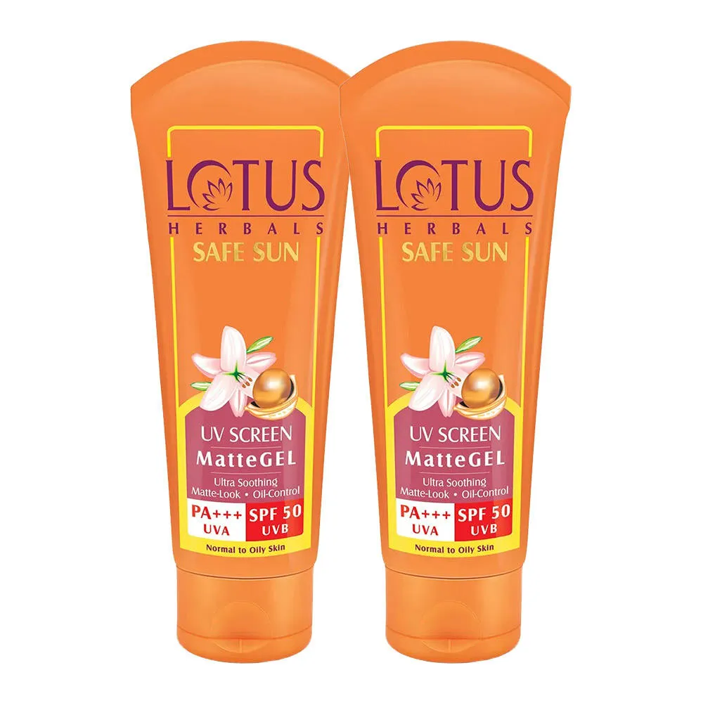 Lotus Herbals Lotus Safe Sun Invisible MatteGel Super Saver Combo