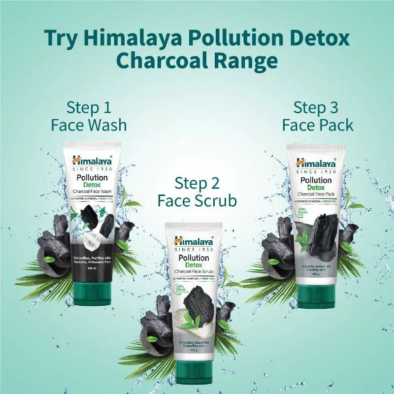 Himalaya Pollution Detox Charcoal Face Scrub