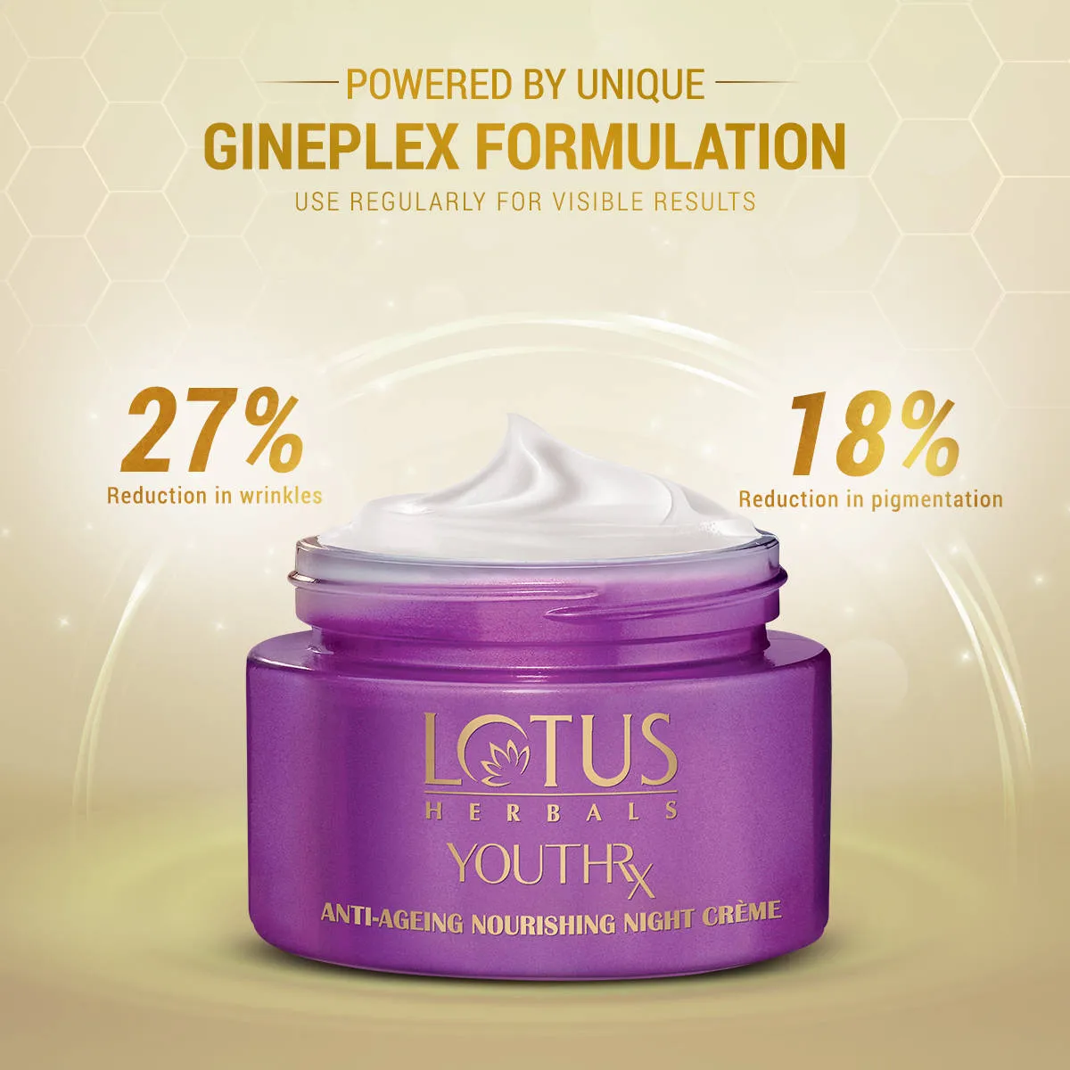 Lotus Herbals YouthRx Anti-Ageing Nourishing Night Face Cream,Reduces Fine Lines For All Skin Types