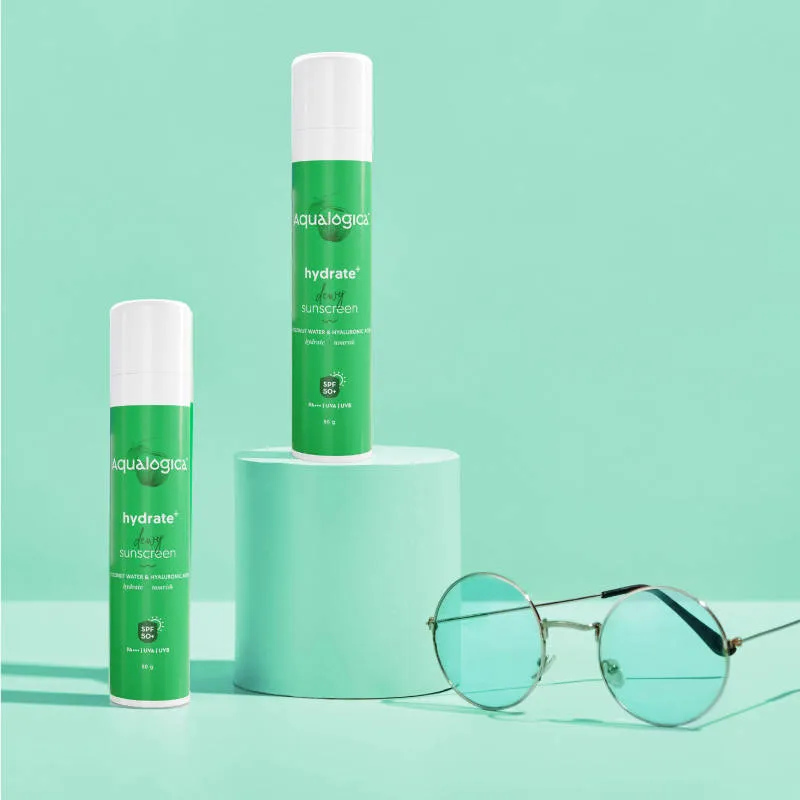 Aqualogica Hydrate+ Dewy Sunscreen with Coconut Water & Hyaluronic Acid
