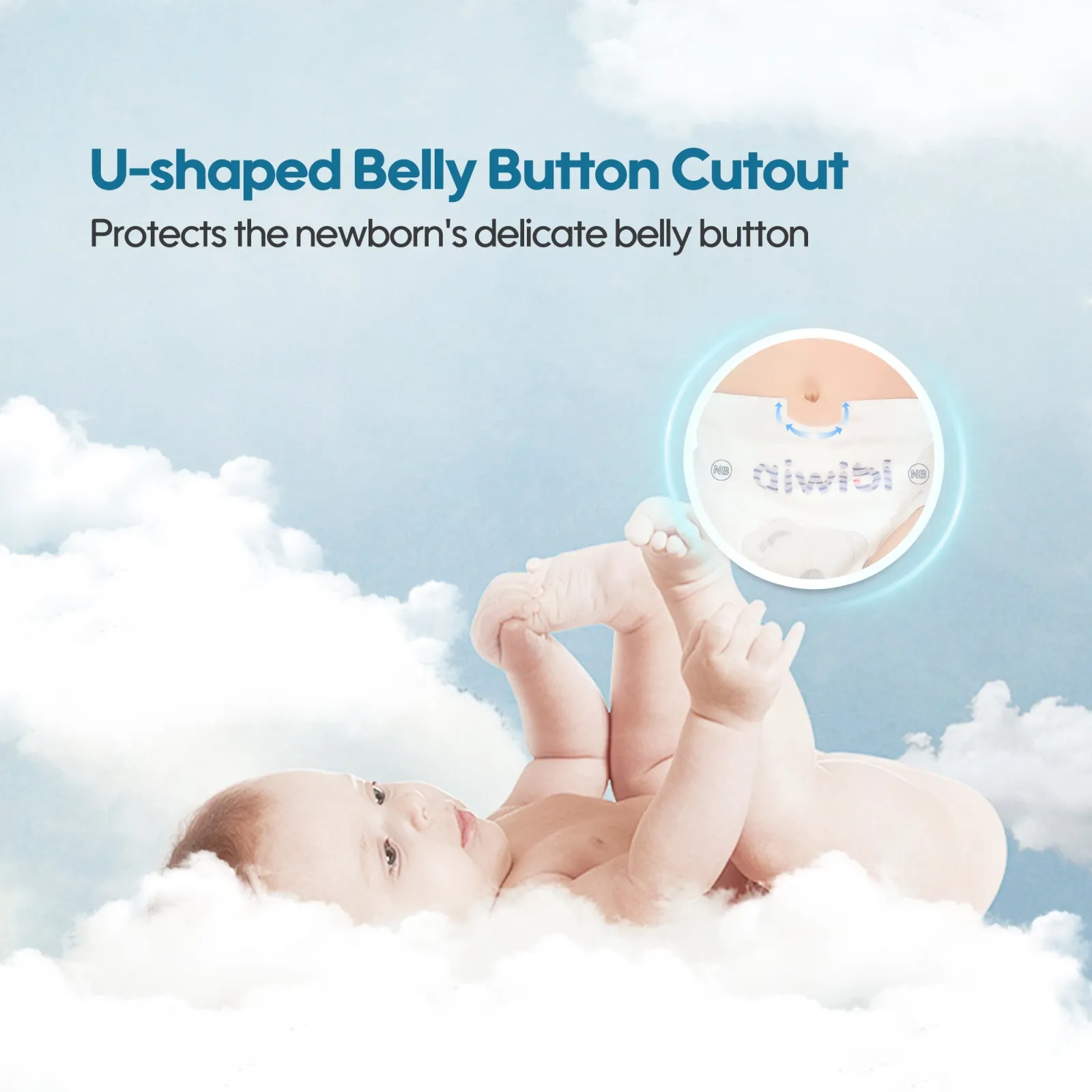 Aiwibi Premium Natural Newborn Diapers