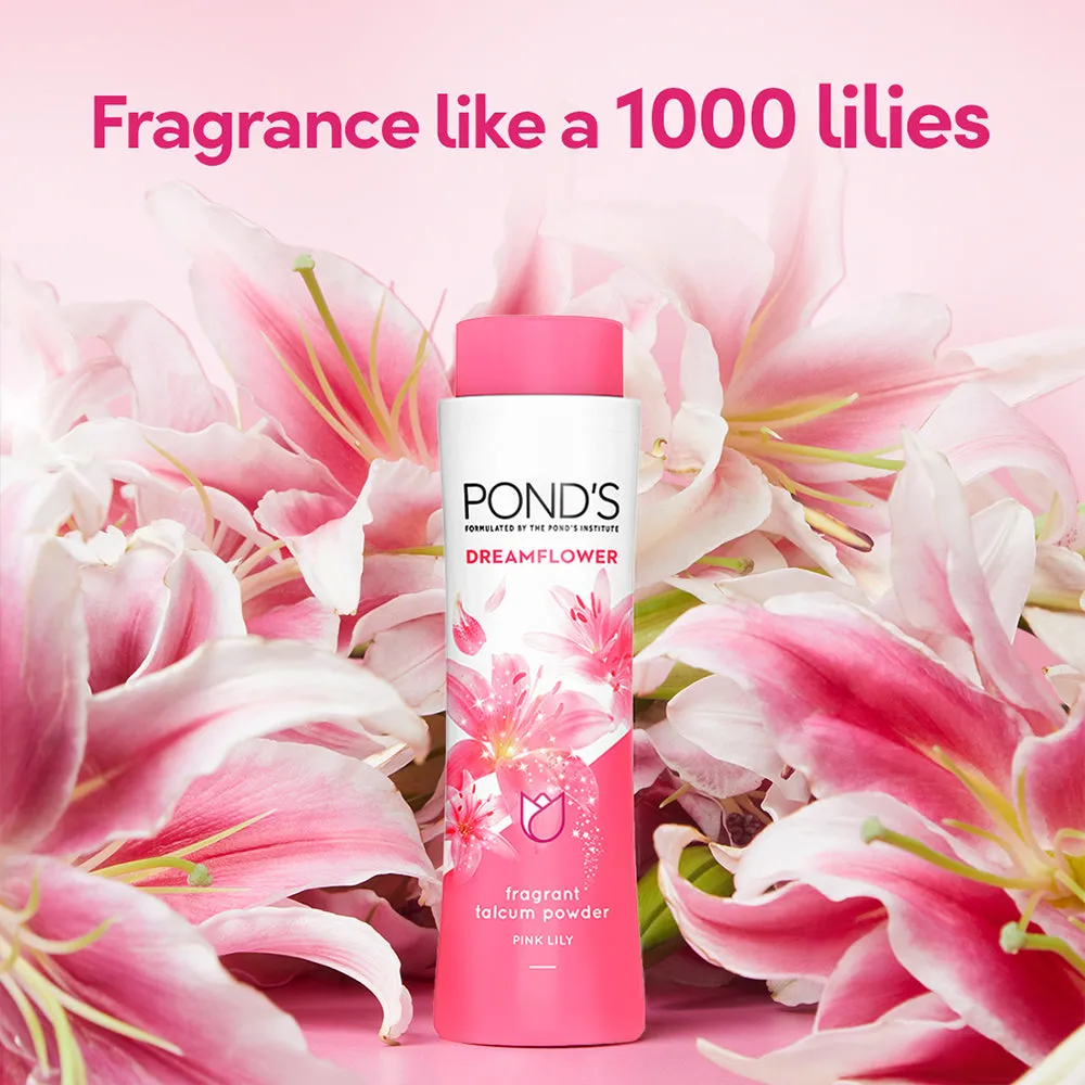POND'S Dreamflower Fragrant Talcum Powder, With Vitamin B3, (400gm)
