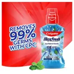 Colgate Maxfresh Plax Antibacterial Mouthwash, Pepper Mint view 5