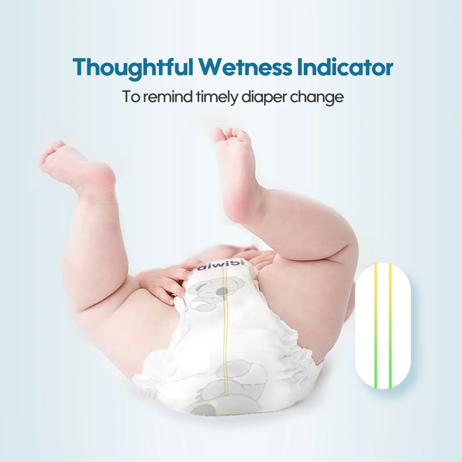 Aiwibi Premium Natural Newborn Diapers