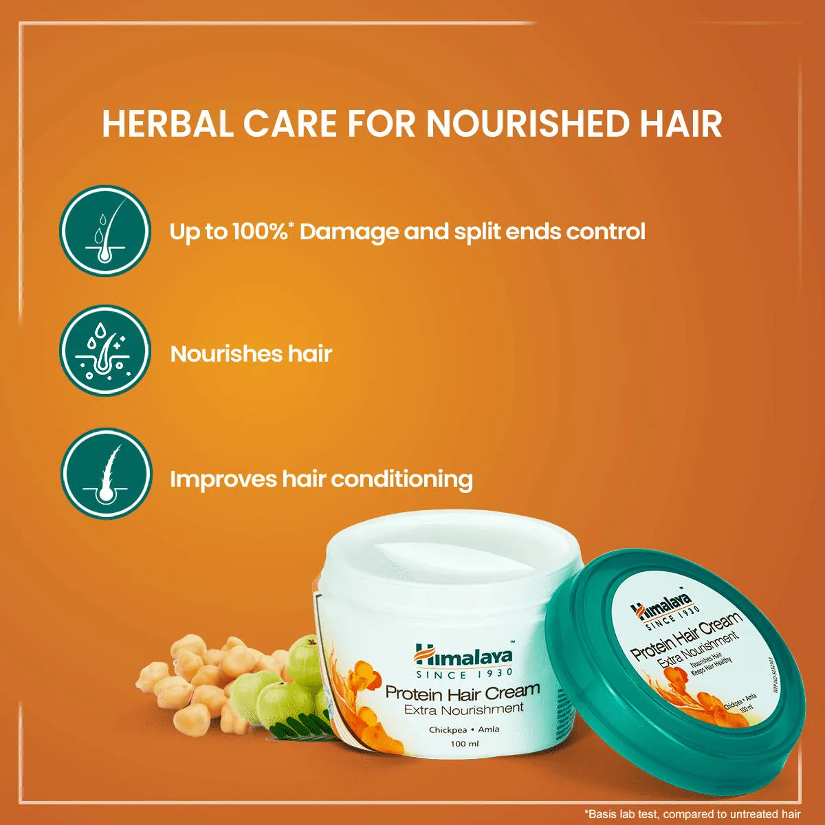 Himalaya Protein Hair Cream With Chickpea & Amla