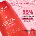 Dot & Key Watermelon Cool Glycolic Refresh Shower Gel, With Peach & Cucumber, Gently Exfoliates Skin view 4