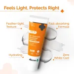 The Derma Co 1% Hyaluronic Sunscreen SPF 50 PA++++ Aqua Gel For Normal To Oily... - In-Vivo tested view 6