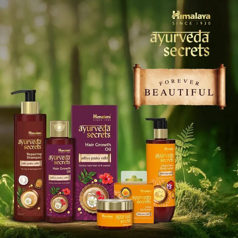 Himalaya Ayurveda Secrets Hair Growth Oil With Bringha, Hibiscus And Curry Leaf