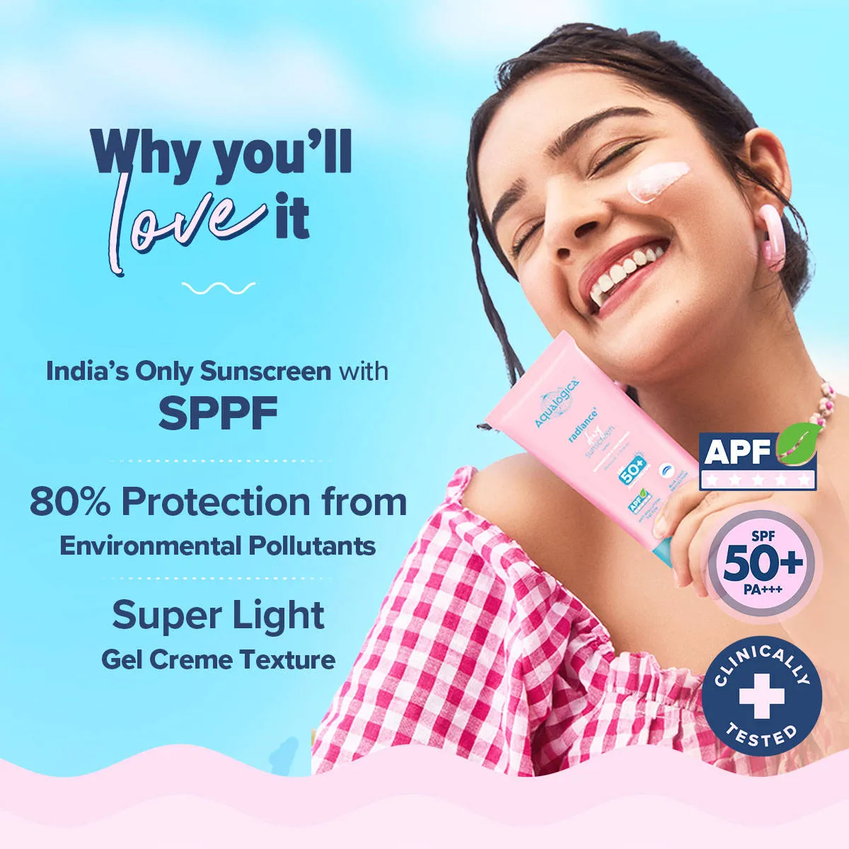 Aqualogica Radiance+ SPF 50+ PA++++