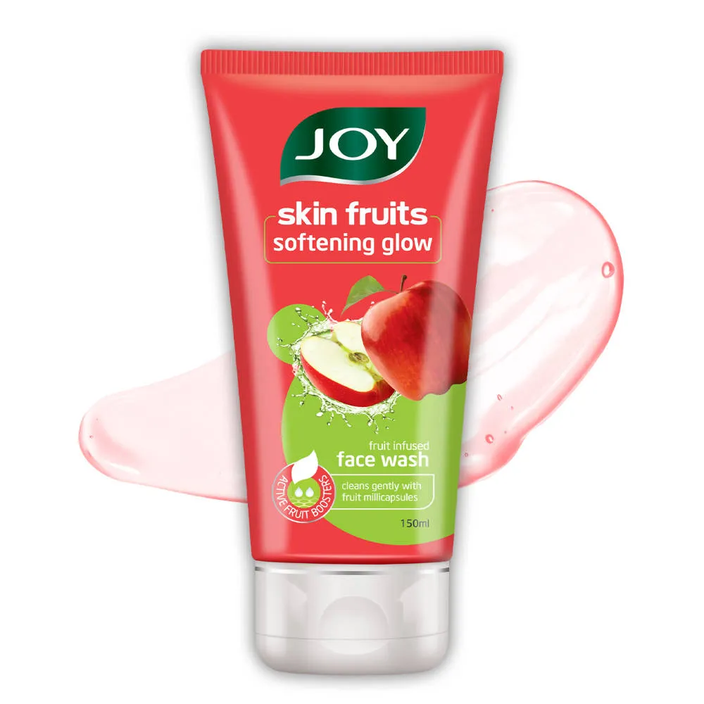 Joy Apple Face Wash For Skin Softening, Dead Skin Removal & Exfoliation