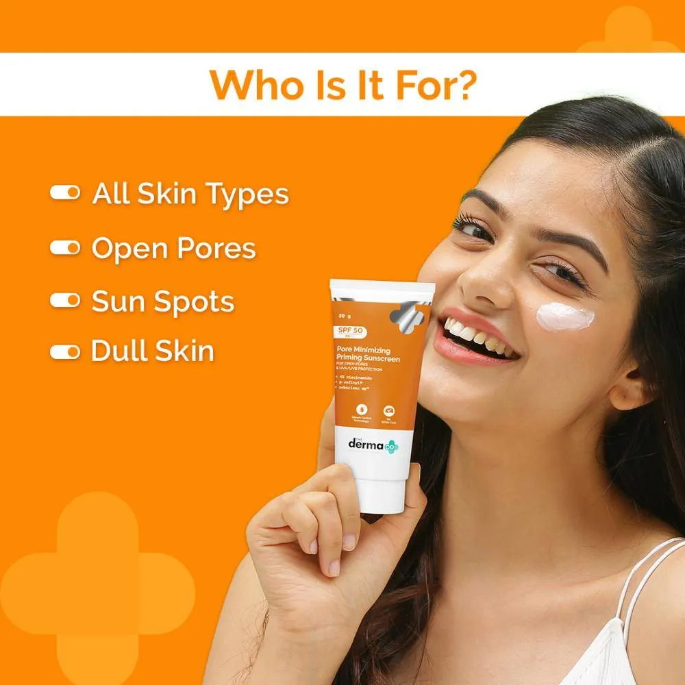The Derma Co Pore Minimizing Priming Sunscreen