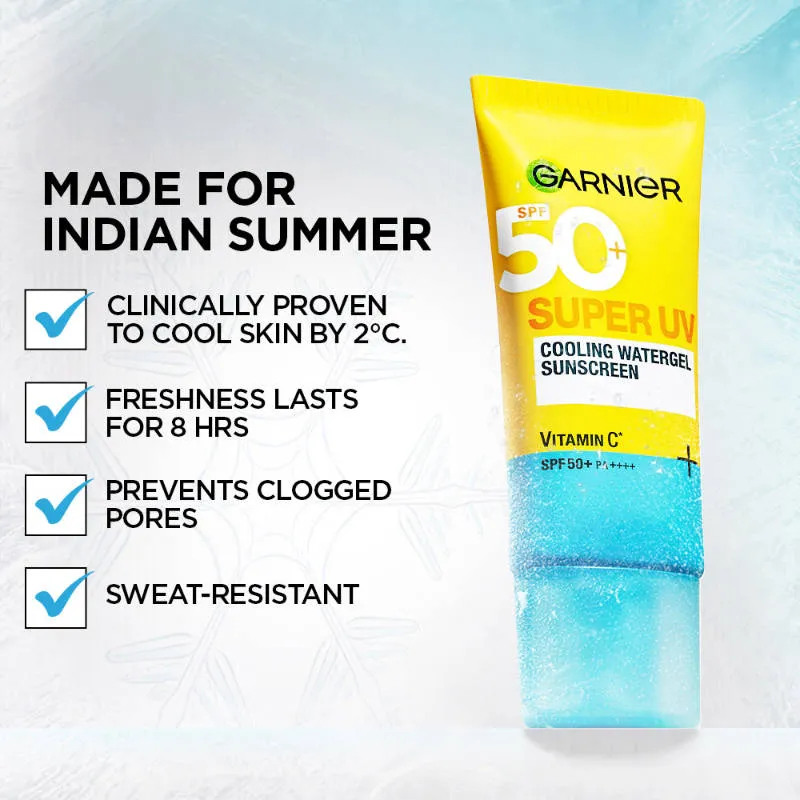Garnier Super UV Cooling Water Gel Sunscreen SPF 50+ PA++++