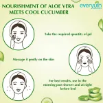 Everyuth Naturals Nourishing Aloe Vera & Cucumber Gel - Aloe Vera gel with Cucumber Extracts view 5