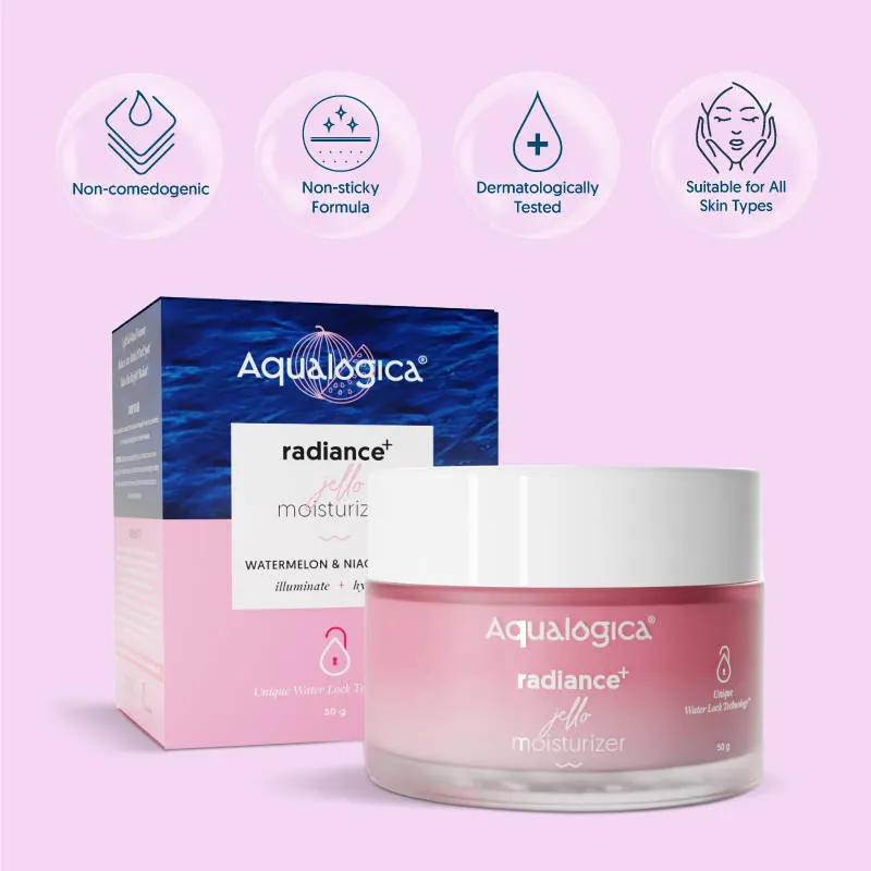 Aqualogica Radiance+ Jello Moisturizer with Watermelon & Niacinamide