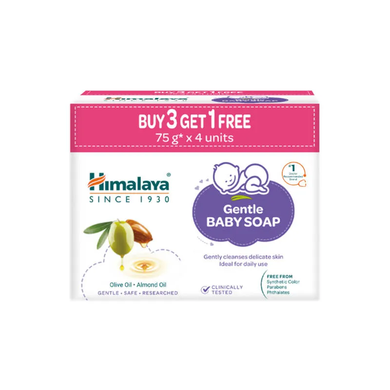 Himalaya Gentle Baby Soap Buy 3 Get 1 Free