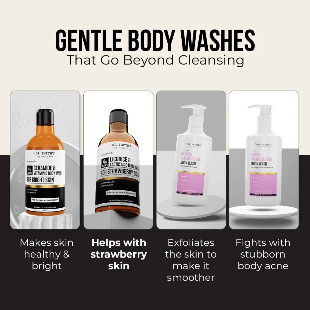 Dr. Sheth's Licorice & Lactic Acid Body Wash