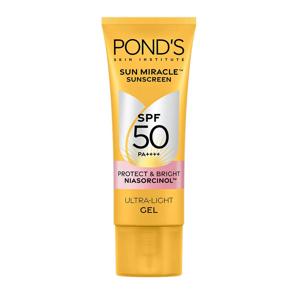 Pond's POND’S Sun Miracle SPF 50 PA+++ Crème Gel Sunscreen - Protect & Bright, With Niacinamide