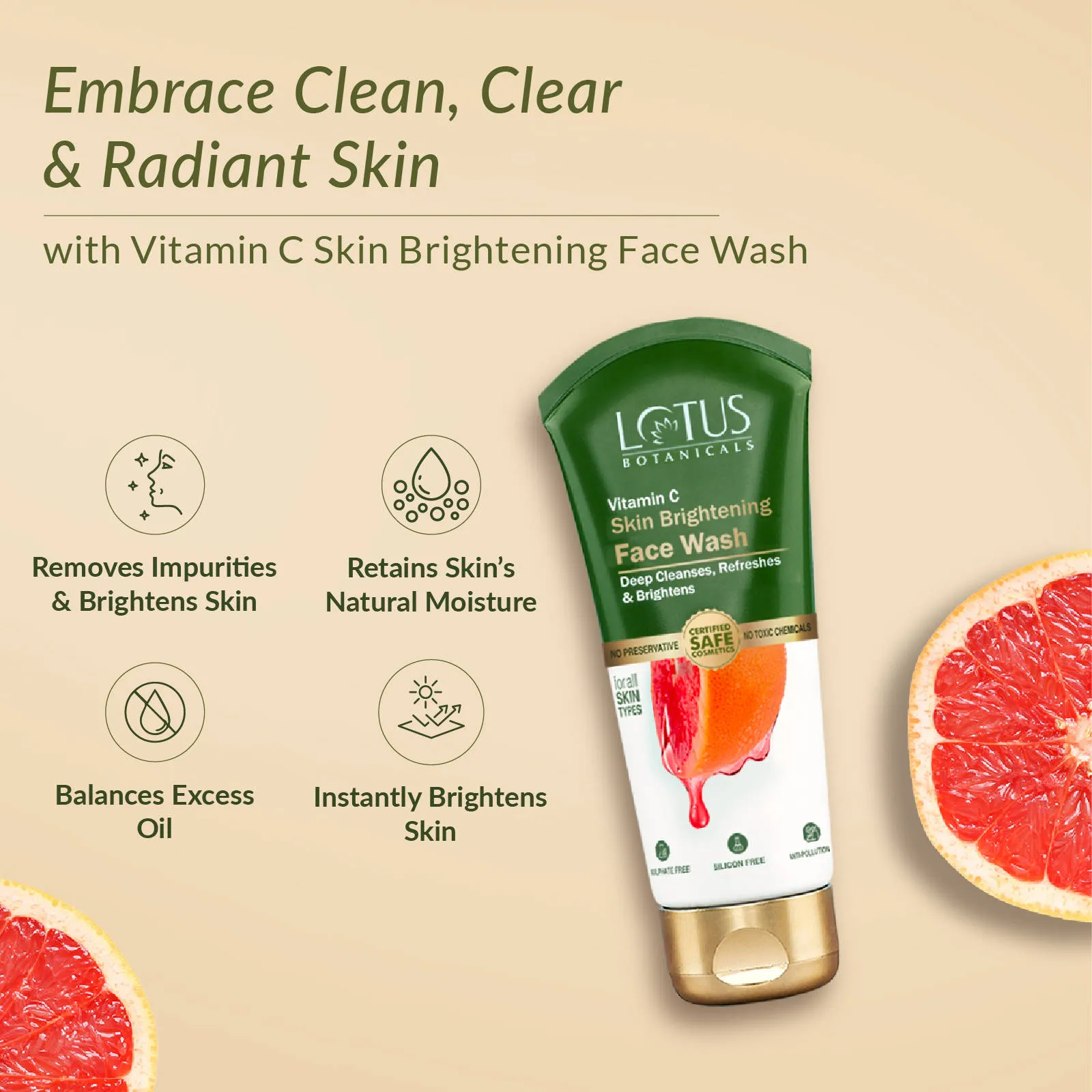 Lotus Herbals Lotus Botanicals Skin Brightening Face Wash