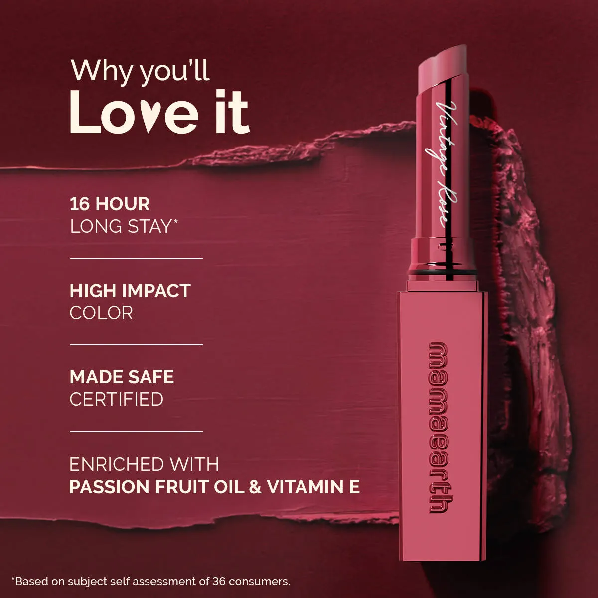 Mamaearth Luxe Matte Long Stay Lipstick