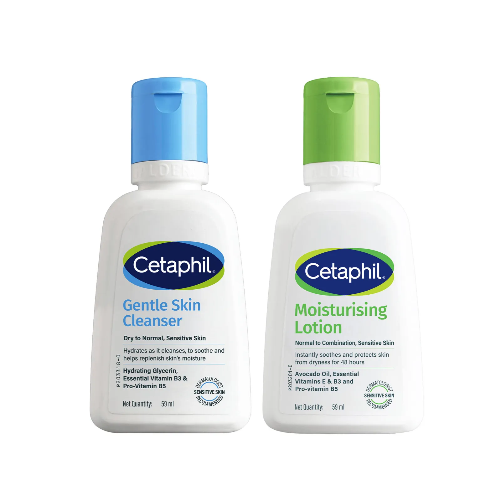 Cetaphil Normal To Dry Skin Travel Pack - Cleanser & Lotion (Pack Of Two)