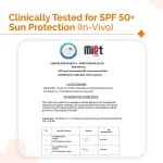 The Derma Co 1% Hyaluronic Sunscreen SPF 50 PA++++ Aqua Gel For Normal To Oily... - In-Vivo tested view 5