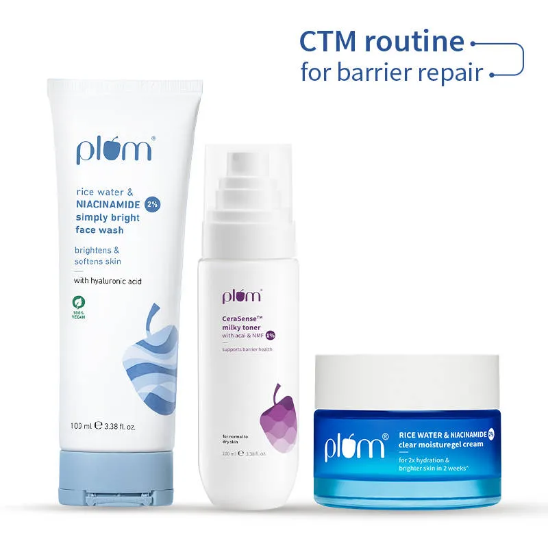 Plum 3-step Routine for Dry Skin