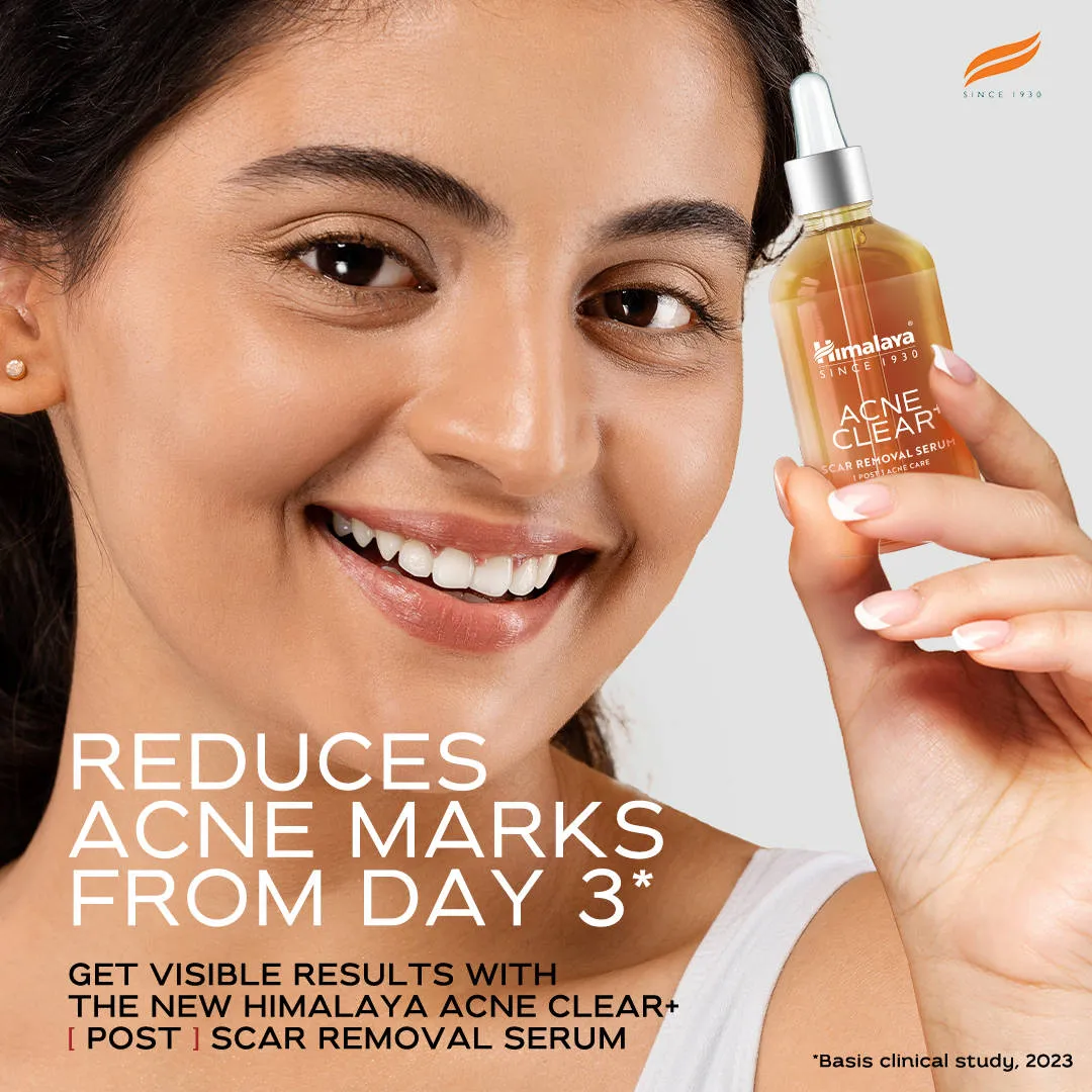 Himalaya Acne Clear+ Scar Removal Serum with 2% Natural Salicylic Acid Reducing Acne & Pigmentation