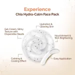 Mamaearth Chia Hydra Calm Face Pack Niacinamide & Ceramides for Hydration, Glow & Skin Brightening view 4