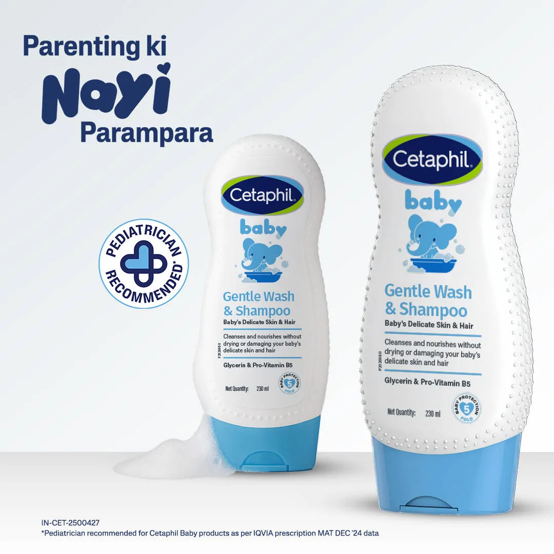 Cetaphil Baby Gentle Wash & Shampoo With 5 Fold Protection, pH Neutral