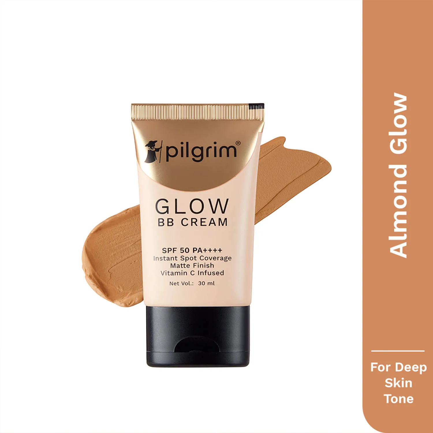 Pilgrim Glow BB Cream with SPF 50PA++++ Instant Spot Coverage Matte Finish For Oil Dry All Skin Type