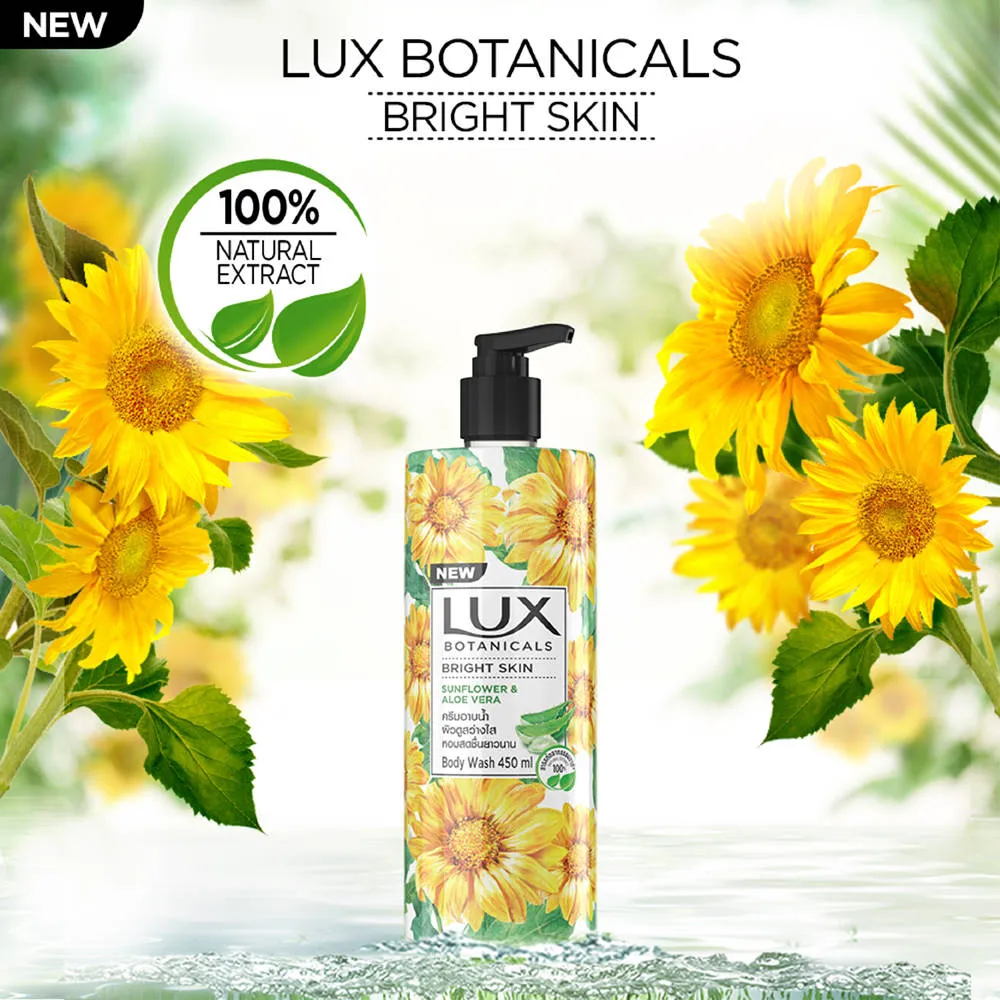 Lux Bright Skin Sunflower & Aloe Vera Body Wash