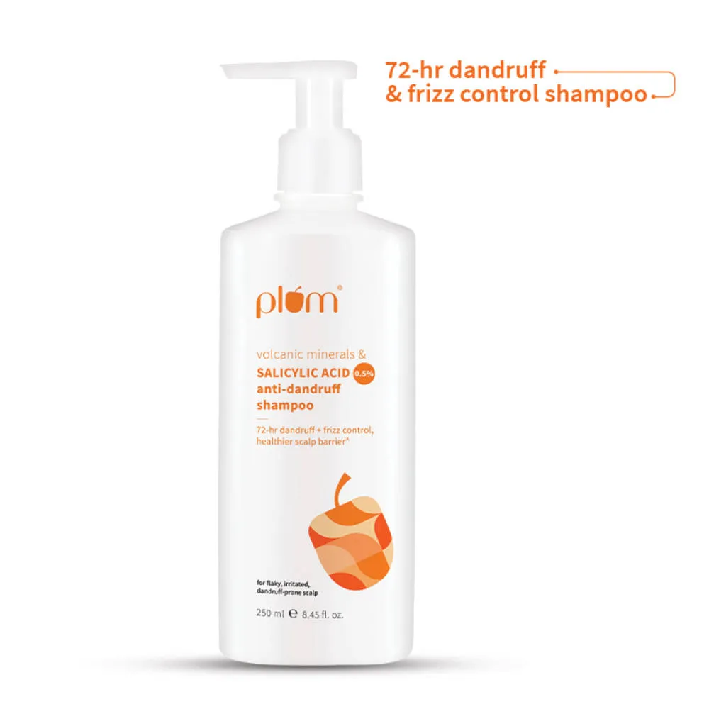 Plum Volcanic Minerals & Salicylic Acid 0.5% Anti-Dandruff Shampoo