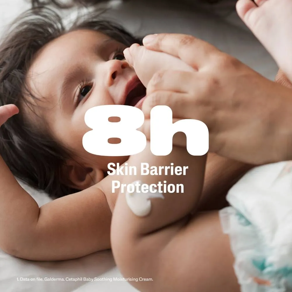 Cetaphil Baby Soothing Moisturising Cream, 48 Hour Hydration, 8 Hour Barrier Protection